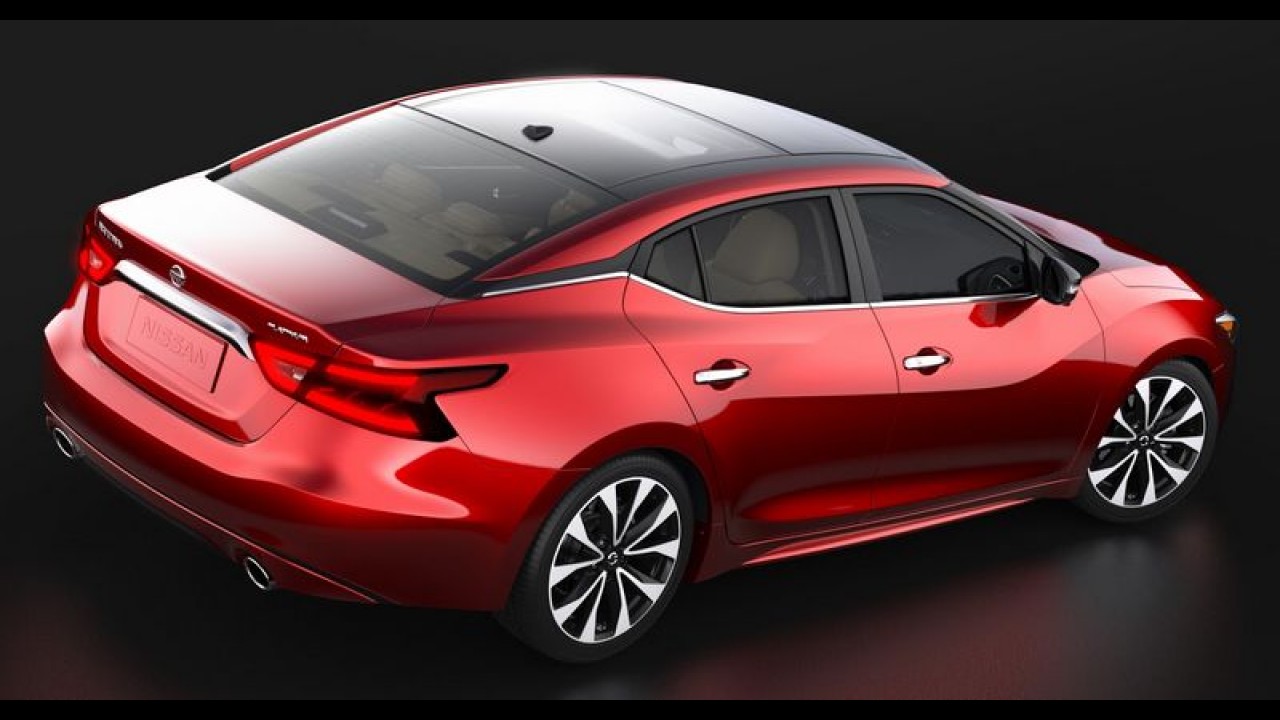 Nissan Maxima, que não vem ao Brasil, aparece em primeiras fotos oficiais