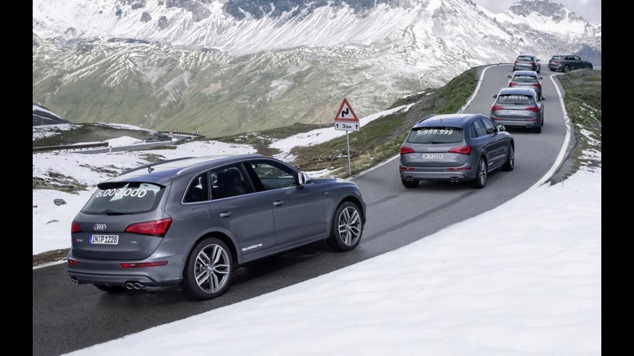 Audi comemora 6 milhões de veículos produzidos com tração integral Quattro