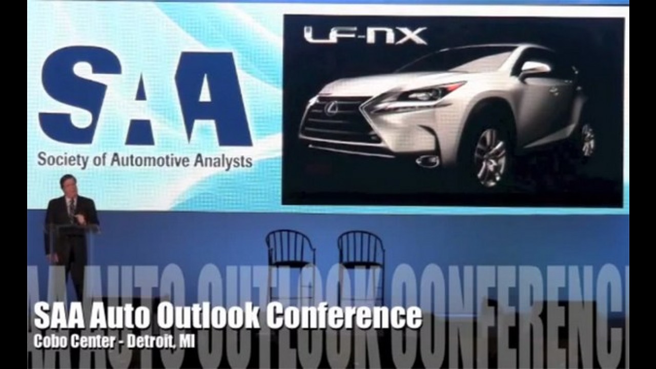 Inédito SUV compacto da Lexus, LF-NX de produção tem primeira foto revelada