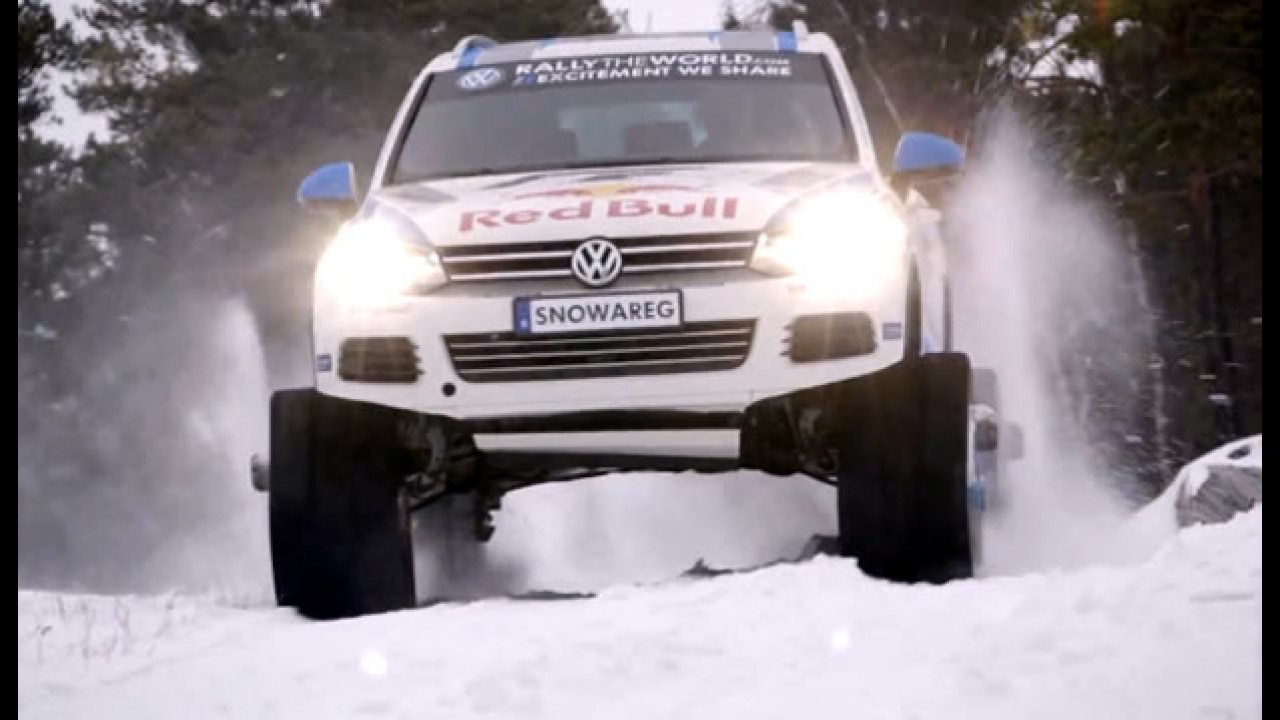 Vídeo: neve vira diversão para o Volkswagen Snowareg