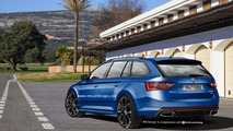 Skoda Superb Combi vRS render