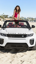 Naomie Harris and Range Rover Evoque Convertible