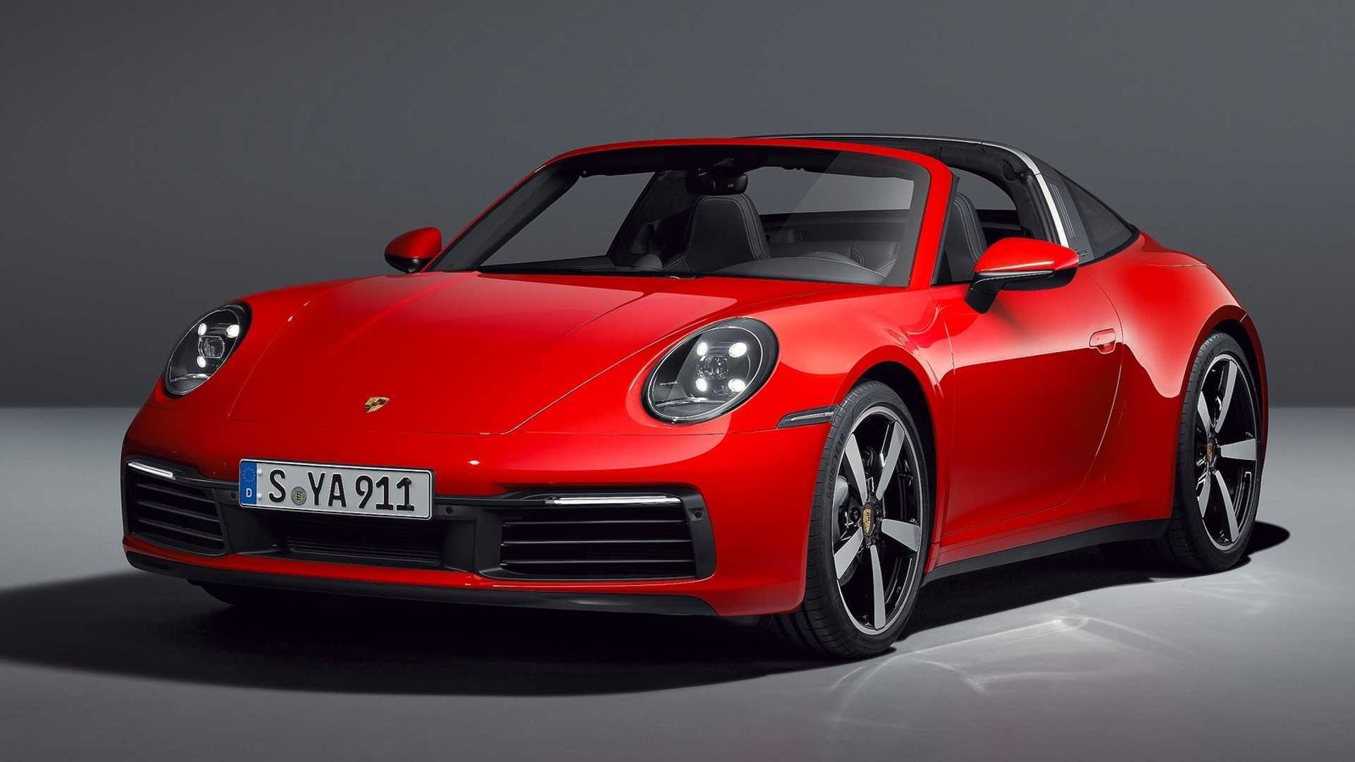Novo Porsche 911 Targa completa linha com câmbio manual de 7 marchas