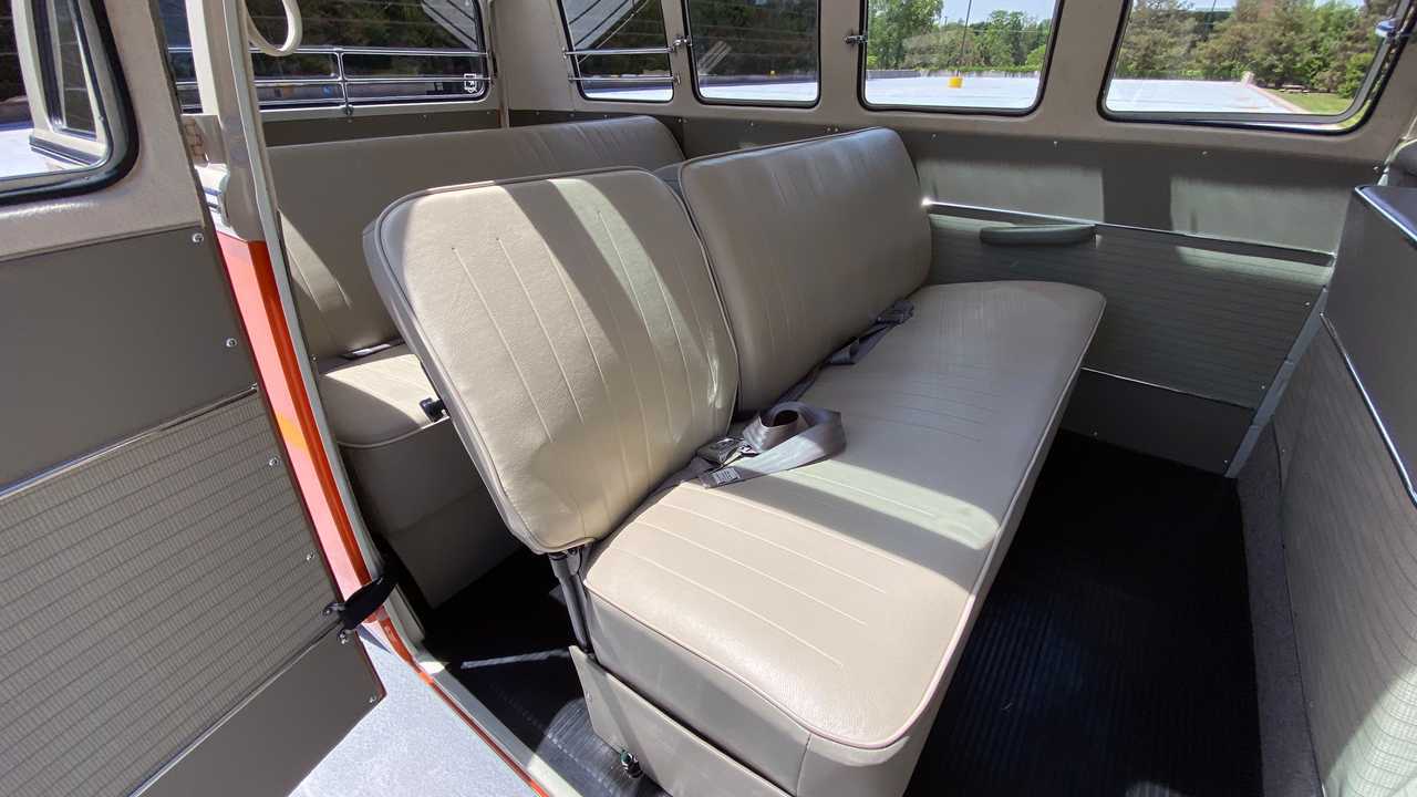 1967 Volkswagen Type 2 Samba rear seats