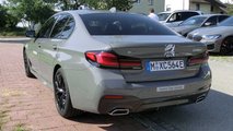 BMW 545e xDrive (2020): Der Testwagen war noch minimal getarnt, um zu verdeutlichen, dass es sich noch um Vorserienautos handelt