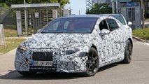 Mercedes-Benz EQS Spy Shots Lights On