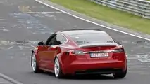 Tesla Model S Plaid spy photo