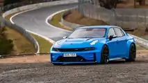 Lynk & Co 03 Cyan Concept sets front-wheel drive and four-door Nurburgring records