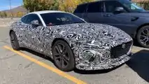 Makyajlı 2020 Jaguar F-Type'ın Casus Videosundan Ekran Görüntüleri