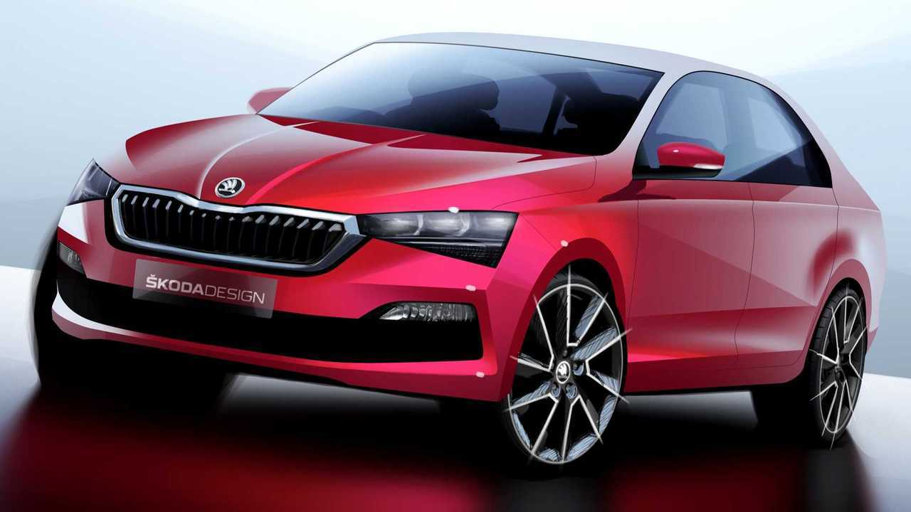 2020 Skoda Rapid teaser