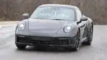 Nuova Porsche 911 - Foto Spia Interni