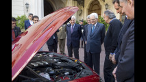 Alfa Romeo Giulia con Mattarella e Renzi