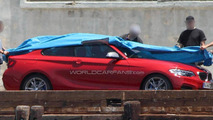 BMW M235i spied undisguised on photo shoot