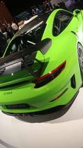Porsche 911 GT3 RS with Weissach Package at the 2018 New York Auto Show