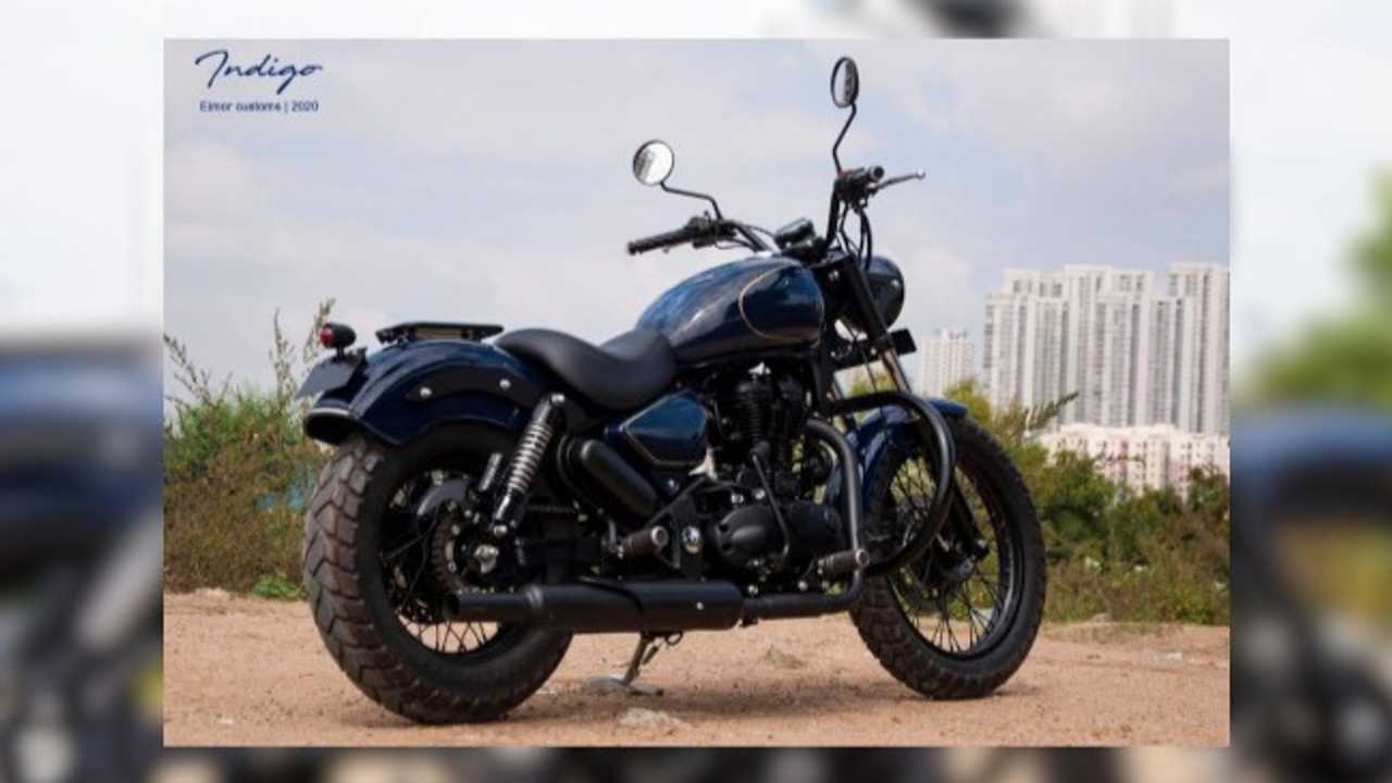 This Custom Royal Enfield Thunderbird Is A Tribute To The Indian Navy