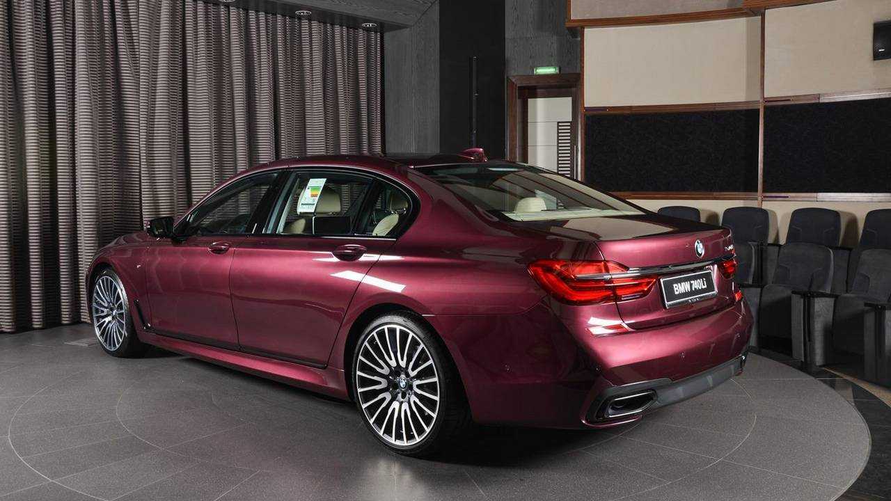 BMW 7 Series with Wildberry paint