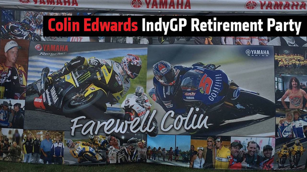 Colin Edwards IndyGP Retirement Party