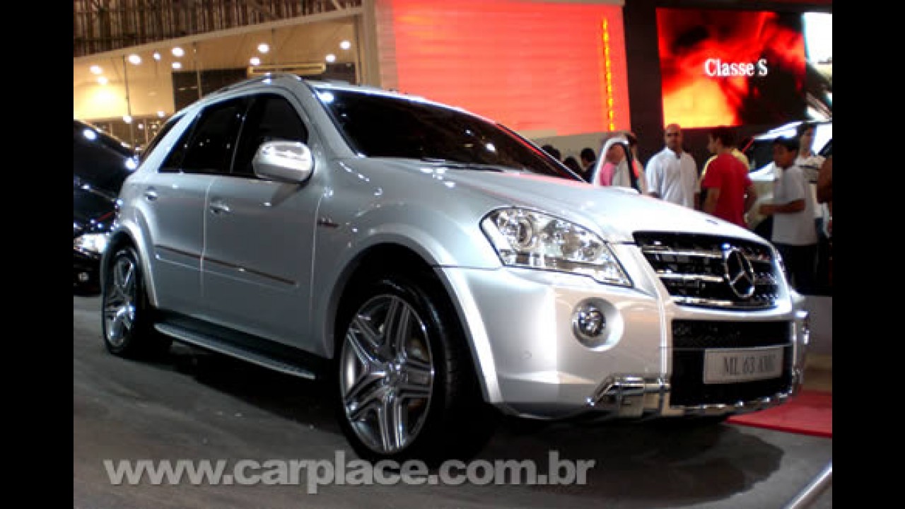 Salão do Automóvel 2008 - Mercedes ML 63 AMG com motor V8 de 510 cavalos!!