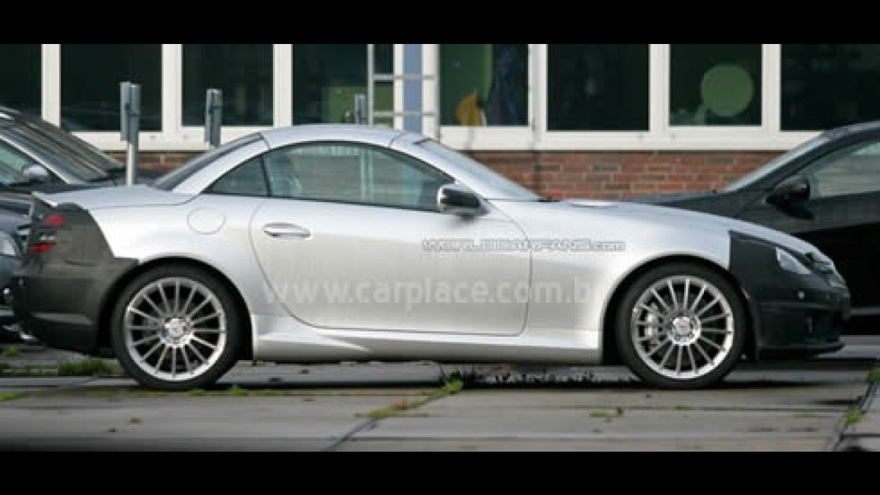 Segredo: Novo coupé-cabriolet Mercedes SLK é flagrado