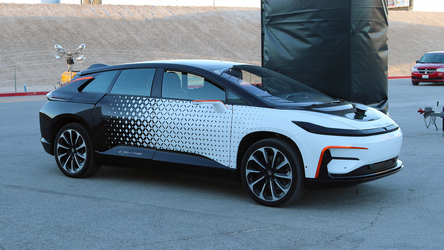 Faraday Future FF 91 prototipi denemesi