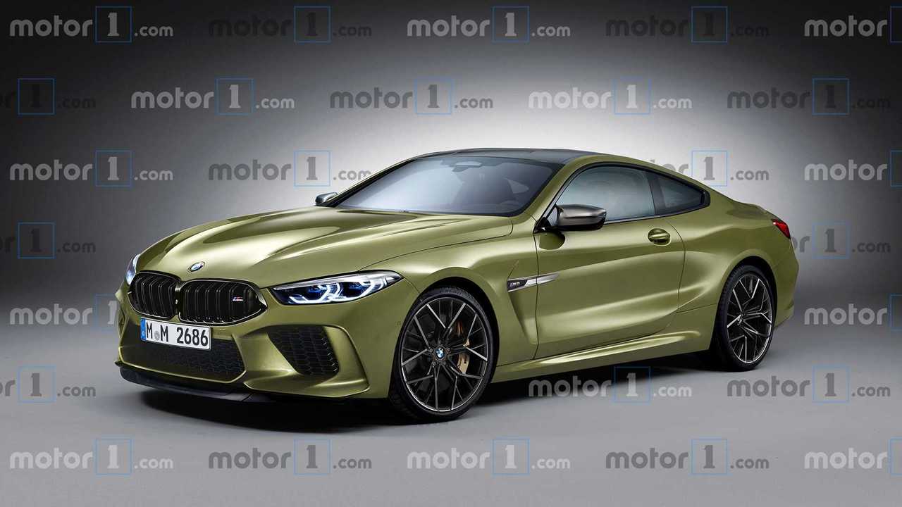 BMW M8, il rendering