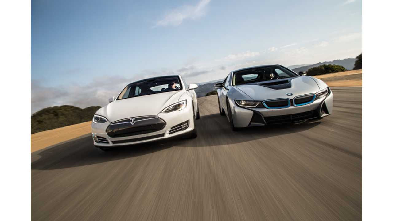 Tesla Model S & BMW i8 Are Both Amazing Plug-In Cars, But Entirely Different Machines
