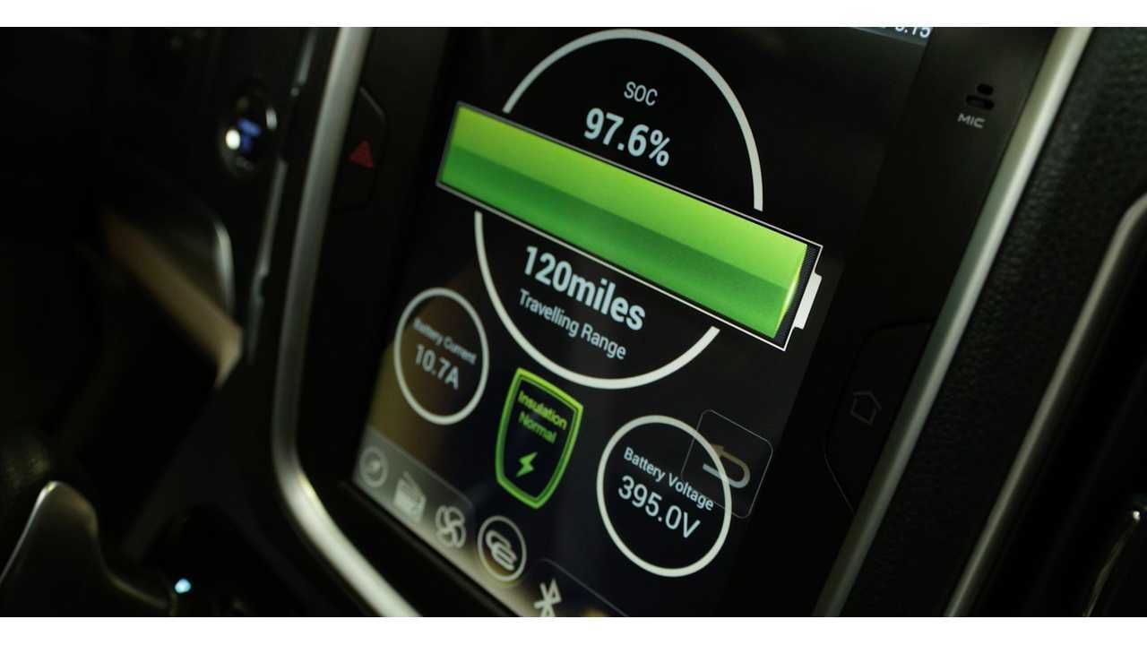 Chanje V8070 Interior - Touchscreen