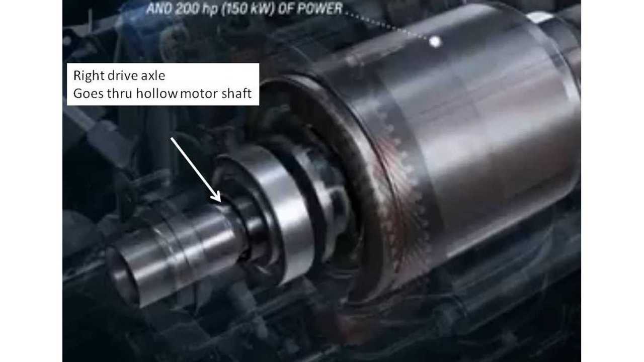 Bolt EV gearbox is still co-axial
