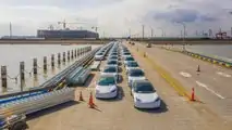 Première expédition de Tesla Model 3 fabriqué en Chine de Tesla Giga Shanghai vers l'Europe - Octobre 2020