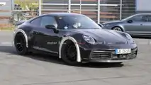 Photo espion Porsche 911 surélevée