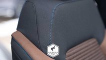 Ford Bronco Roast Cloth Interior Seats Up Close
