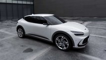 Genesis GV60 Official Images Side High Angle