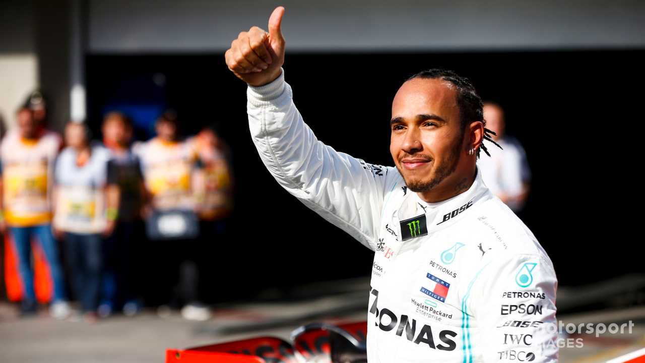 Lewis Hamilton at Brazilian GP 2019