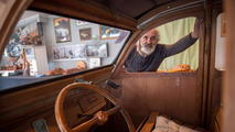 Citroën 2CV clásico de madera