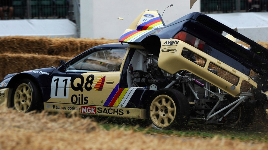 Crash Ford RS200 Evo 2