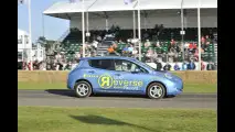 Nissan Leaf, record in retromarcia a Goodwood 2012