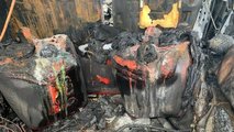 Hummer H2 Gasoline Fire Gas Cans