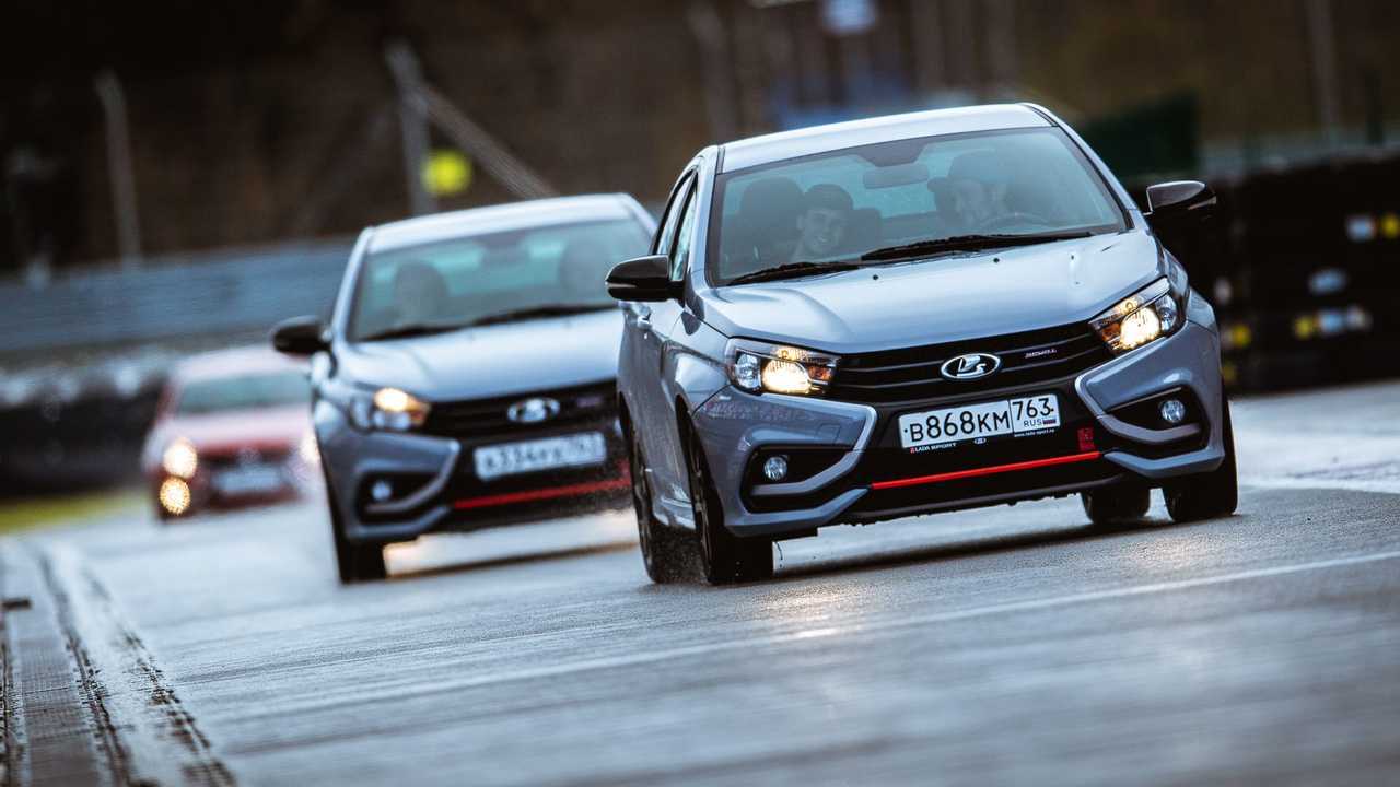 LADA Vesta Sport на трассе Moscow Raceway