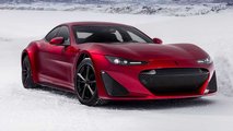 Drako GTE, le foto dei test sulla neve