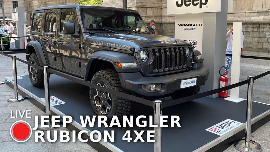 Jeep Wrangler 4xe, il 4x4 ibrido plug-in al Milano Monza 2021