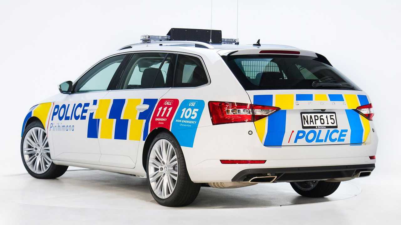 Skoda Superb Combi für die Polizei von Neuseeland