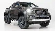 Mercedes-Benz X-Class Six-Wheeler Three Quarters Low