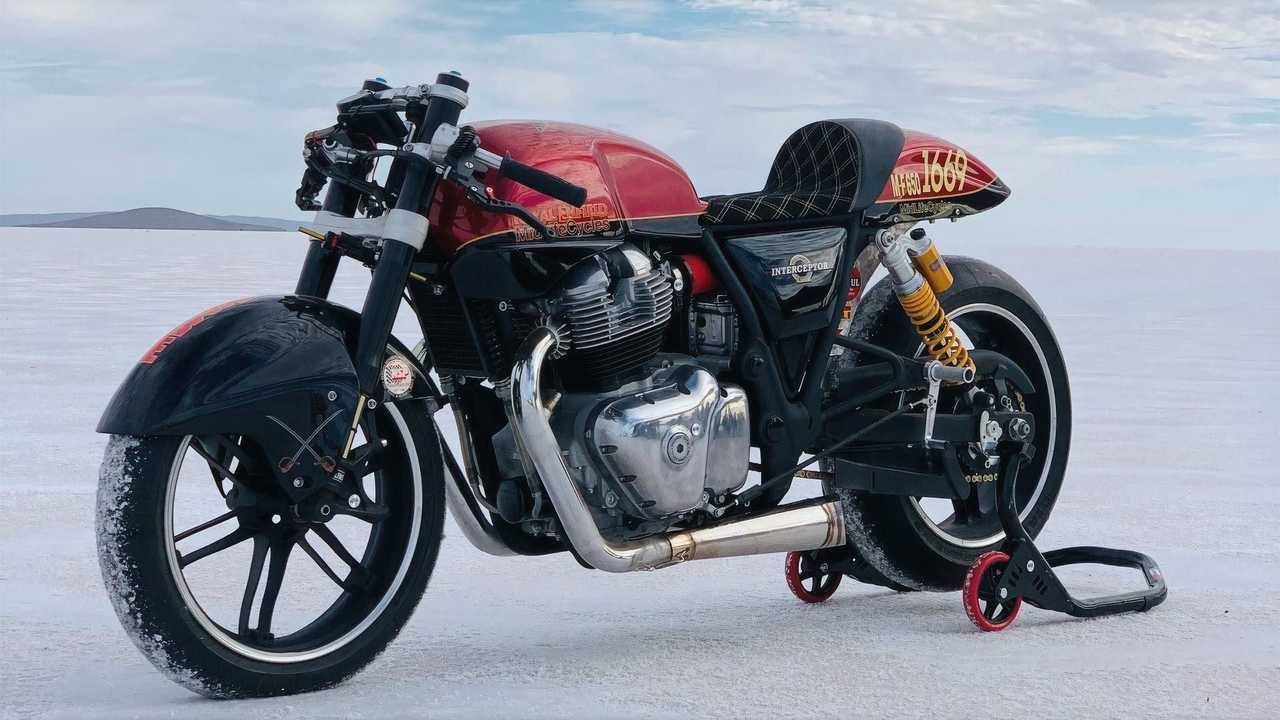 MidLife Cycles Royal Enfield INT 650 Sabre - Left Side