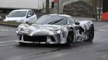 Ferrari hypercar test mule spy photo