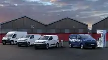 Citroën ë-Jumpy Hydrogen (right) and Citroën's BEVs (left)