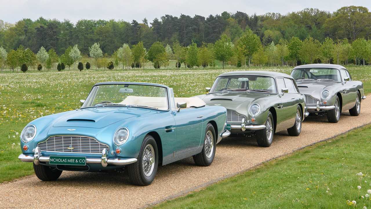 La colección de los tres Aston Martin DB5 Vantage