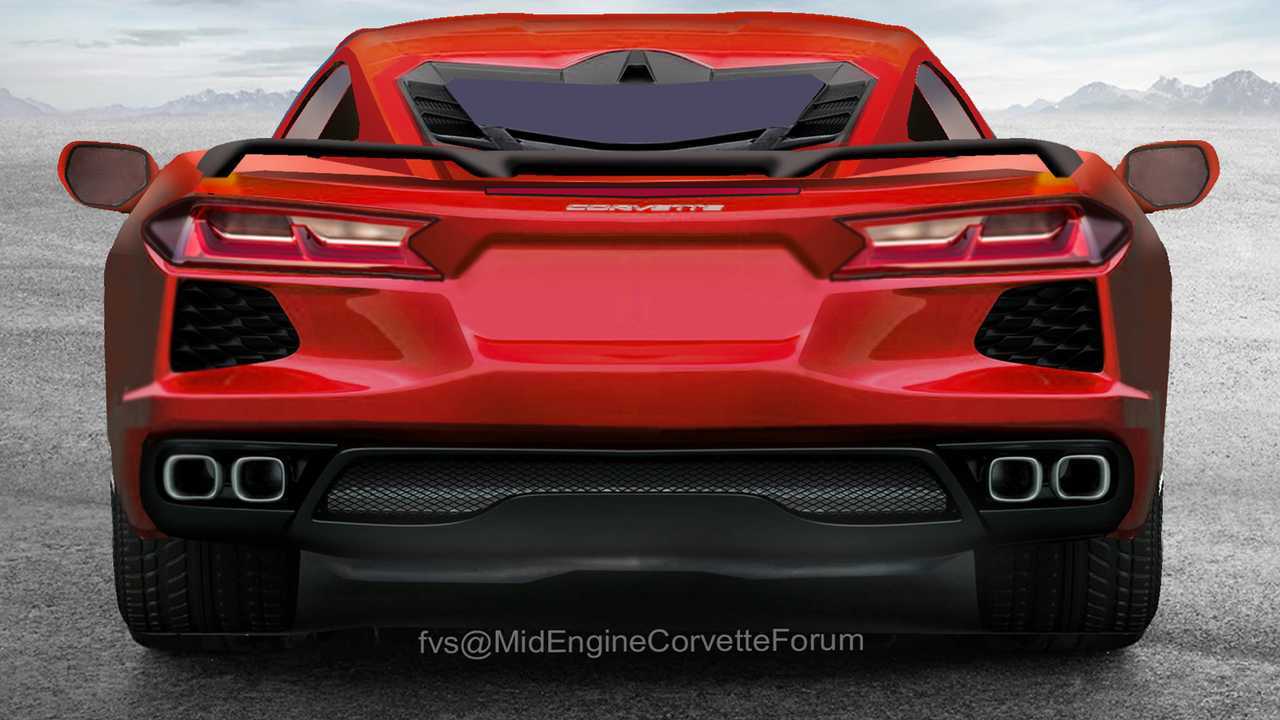 Mid-Engined Corvette Fan Rendering