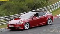 Tesla Model S Plaid spy photo