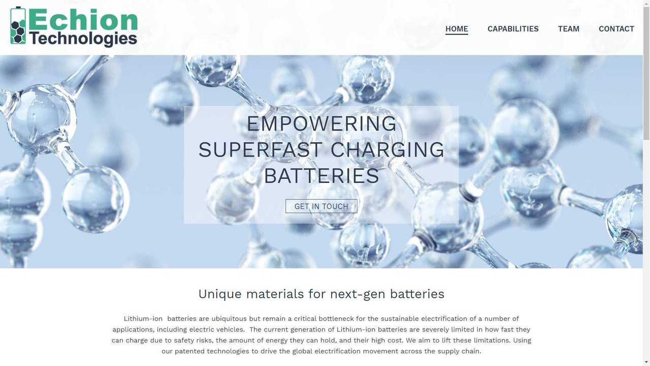 Echion Develops “Magic” Powder That Allows Full Charge In 6 Minutes