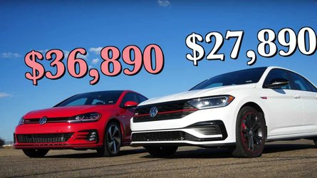 Volkswagen Golf GTI, Jetta GLI ile drag yarışında